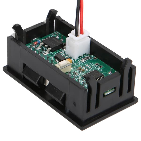 Elbilars spänning och el Dubbla mätare - batteridisplay (48V)