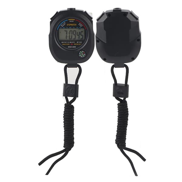 2-pack Multifunktionell LCD Stoppur Timer för Sport Löpning Racing Simning