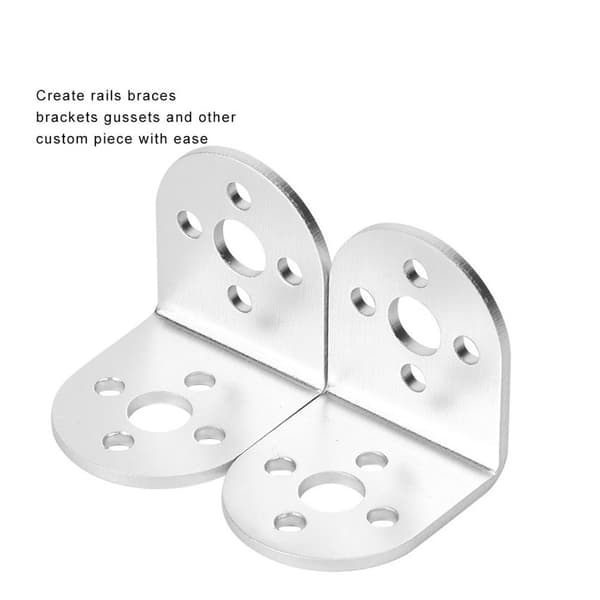 Aluminium L Shape Bracket - Set med 2 för Pitsco Tetrix Robotics