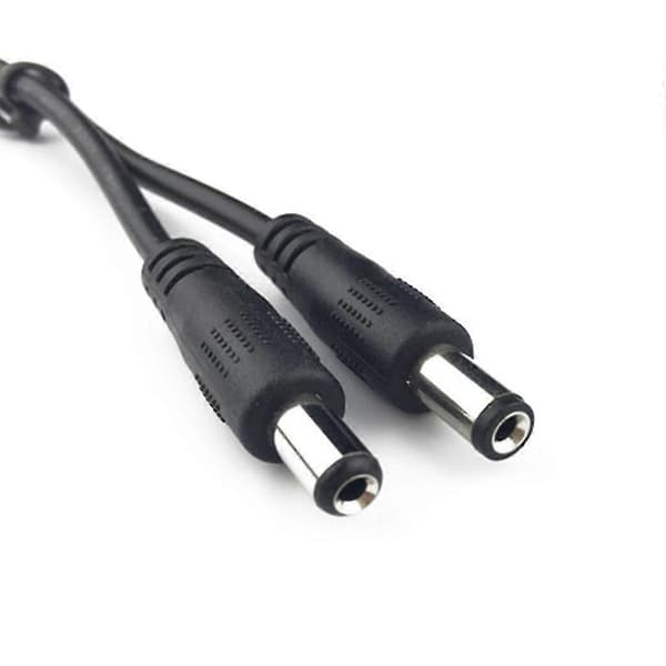 DC5.5x2.1mm Mann-til-Mann DC-kontakt, strømadapter, holdbar skjøtekabel