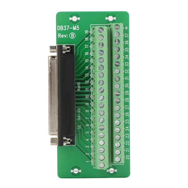 DB37 DIN-skinne monteringsinterface modul hun-stik terminal breakout board