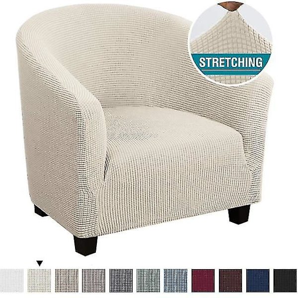 spandex Kaffekar Sofa Lænestol Sædebetræk (beige)
