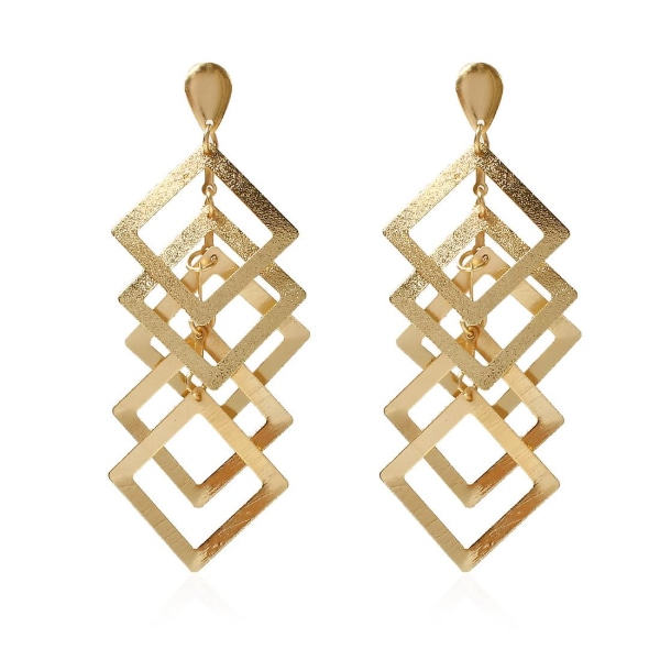 Øreringe Diamond Stud Fashion smykker B2267 gold color