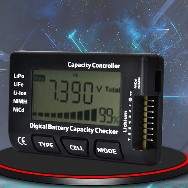 GTPower 2-7S Digital Batterikapacitetstester til RC