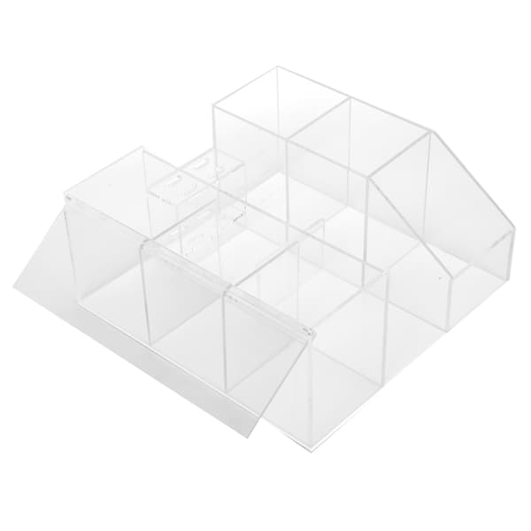 Akryl Opbevaringsboks til Eyelash Extensions Skønhedsværktøj Display Organizer