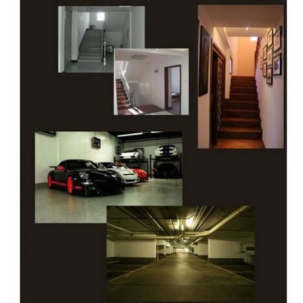 E27 Led-pære, Med Bevegelsessensor, 7W, Hvit, 2 Stk