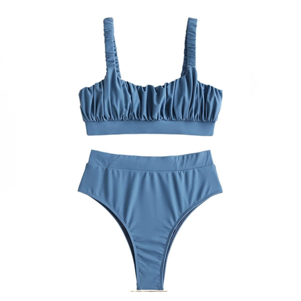 Olkaimeton bandeau- set Royal blue M