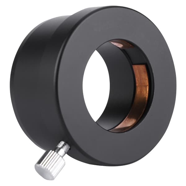 1,25 tommer teleskopokularadapter sort metalmontering