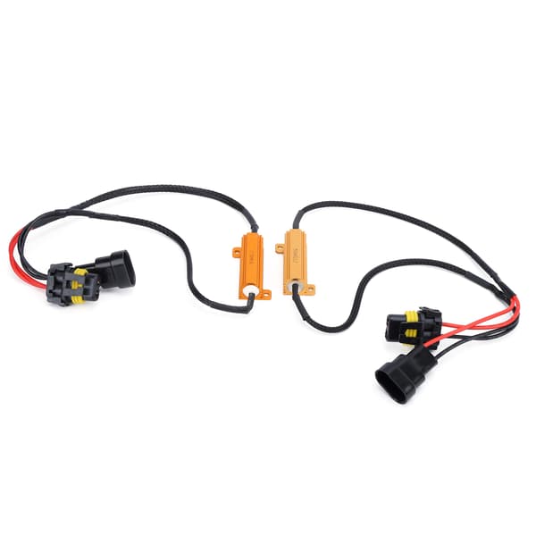 2 stk. 9005 LED Lastmotstand Dekoder 50W 6 Ohm for frontlykter Tåkelys Kjørelys