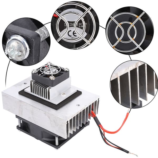1 st DC12V Halvledarkylningssystem DIY Kit Mini Luftkonditionering