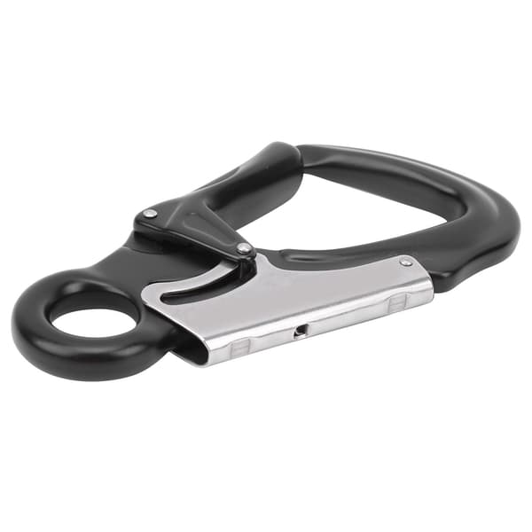 Camnal AutoLock D Låsende Snap Aluminium Krogklips til Klatring Sort