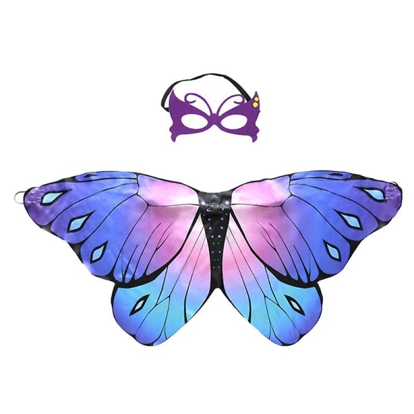 Värikäs Butterfly Wing -asu toddler pukeutumiseen Fairy Wing 1