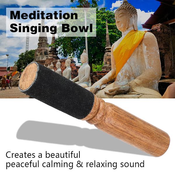Tibetansk kopparchakra meditationssångskål set