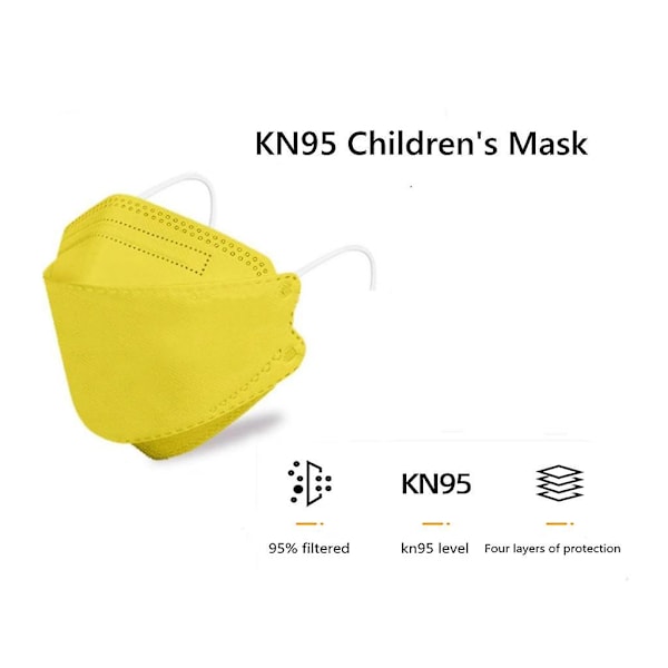 Maske Kf944 lag støvtæt fiskemund pilbladsmaske yellow