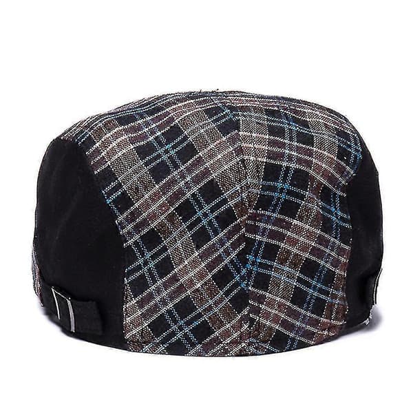 Hmwy-unisex Flat Cap Beret Cap Vår Sommer Gitter Cap