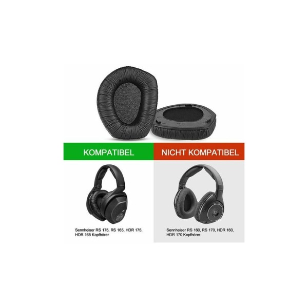 1 par 1 Frogskin hörlursfodral med tryckknappar Sennheiser RS ​​Series hörlursfodral Hörselkåpor Hörselkåpor