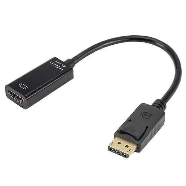 UHD 4K DisplayPort han til HDMI hun portkabeladapter, længde: 20 cm Style 1