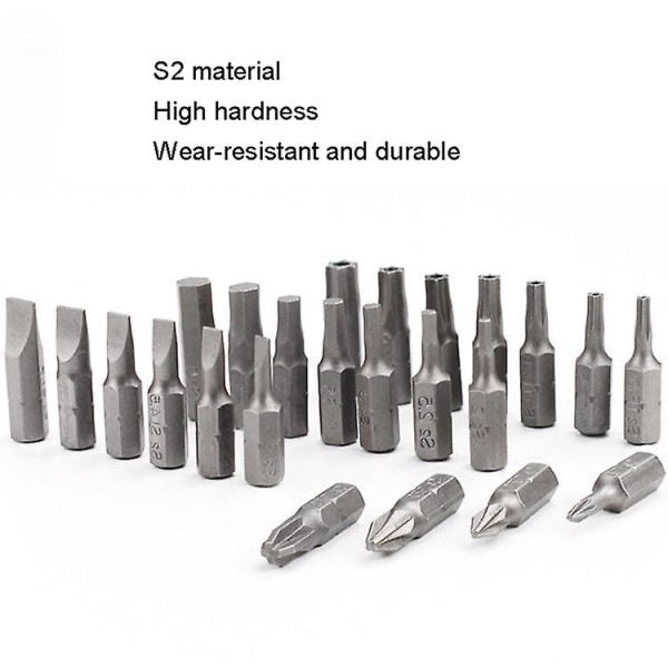 10 stk Elektrisk skrutrekker Korte Bits Sterke magnetiske skrutrekkerbits - Triangle Ta18