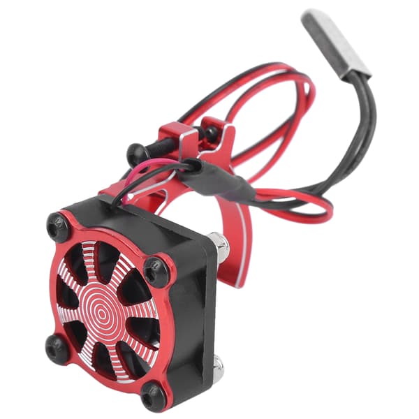 RC Model Bil Motor Køleventilator Køleplade med Termisk Sensor til 540 550 3650 3660