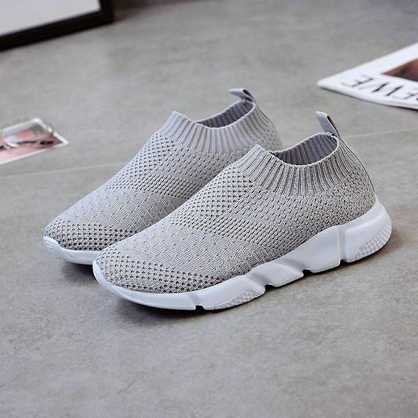 Kvinder Mesh Pumps åndbare sportssko flade sko Grey 39