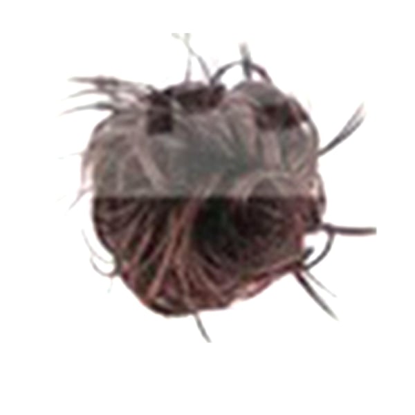 Rotete hårbollestykke Rullet oppsatt bolleparykker med elastisk gummihårforlengelse for frisyre 18 2 33