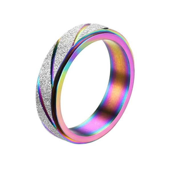 Lady Finger Ring Hieno hip-hop-tyylinen unisex kannettava rystysormus juhliin Multicolor US 9