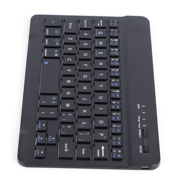 Mini Bluetooth Tastatur Sort 7 Tommer Bærbar 59 Taster Computertilbehør HB030B