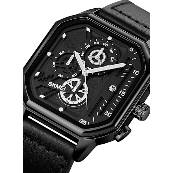 Vattentät watch för män 1963 svart
