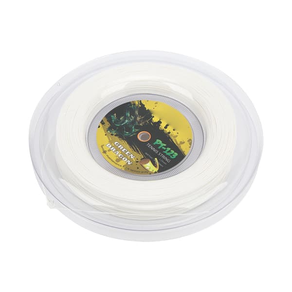 200m Tennissträng 1.25mm Polyester Racketsträng Styv Typ Träning Vit