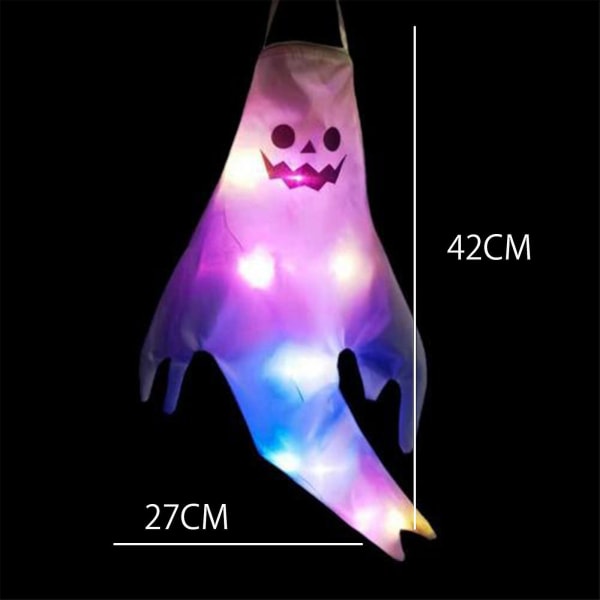 LED utomhusljus skalle grimas glödande Halloween dekoration Small 5