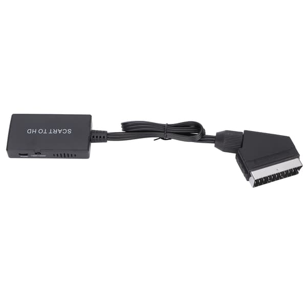 Scart til HDMI Konverter Adapter med Kabel til DVD Set Top Box
