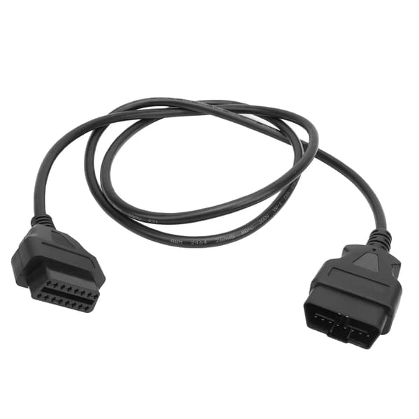 15m 49ft OBD2 Diagnostisk Kabel Forlengelse 16Pin til 16Pin Bildeler DC 12V