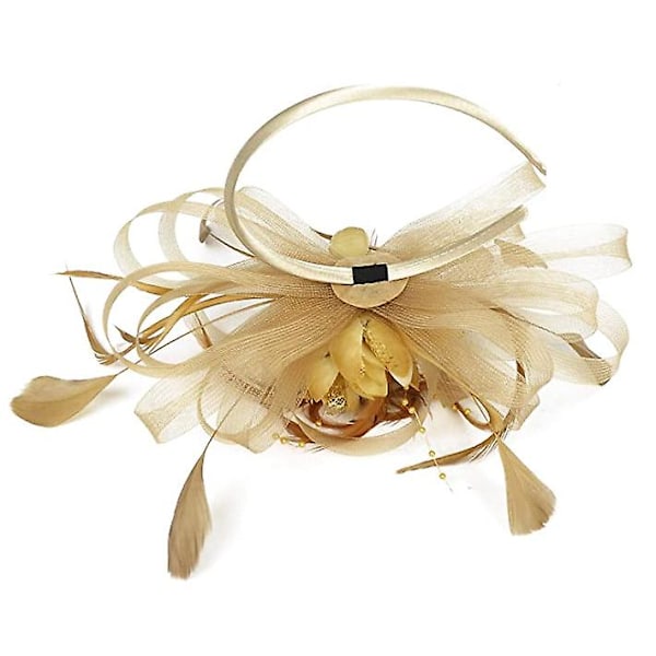 Mesh Top Hat Hårprydnad Guld