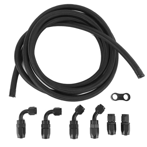 9,8ft AN6 Bränsleledning med Kopplingsadapter Separator Clamp Kit Universalbil