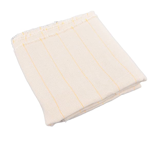Tufting Stoff Polyester Bomull Blandet Dørbredde Sterk Holdbar Hvit Standard Gul Tråd