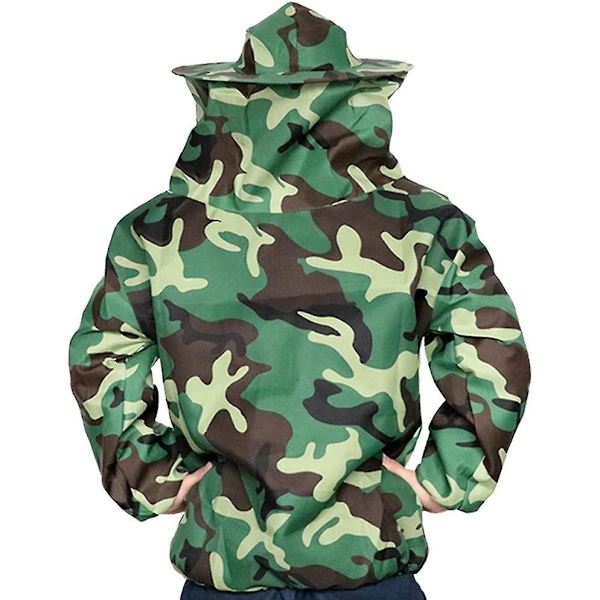 Camouflage biavlsjakke slør kappe Hatt udstyr Smock biavlsudstyr