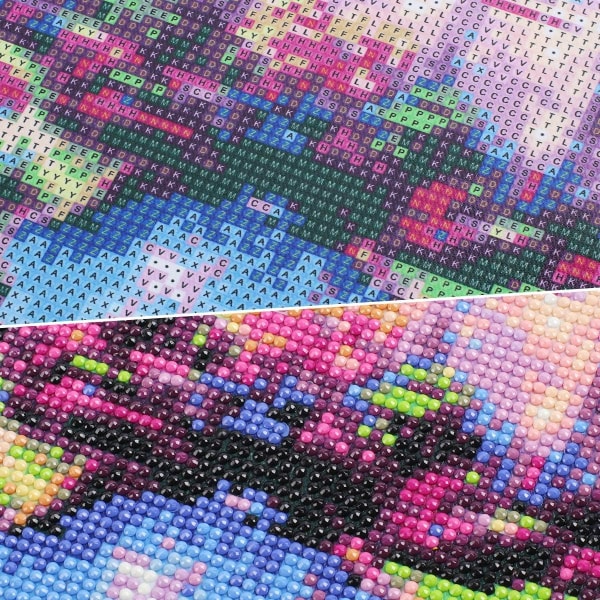 5D Diamantmaling Fuld Boresæt Rhinestone Pasted Arts Håndværk Hjem Vægdekoration 30x40cm Wolf,