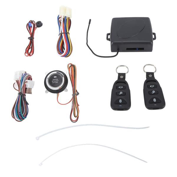 DC12V Nyckellöst Billarmsystem Fjärrstart Motor Startknapp Bluetooth