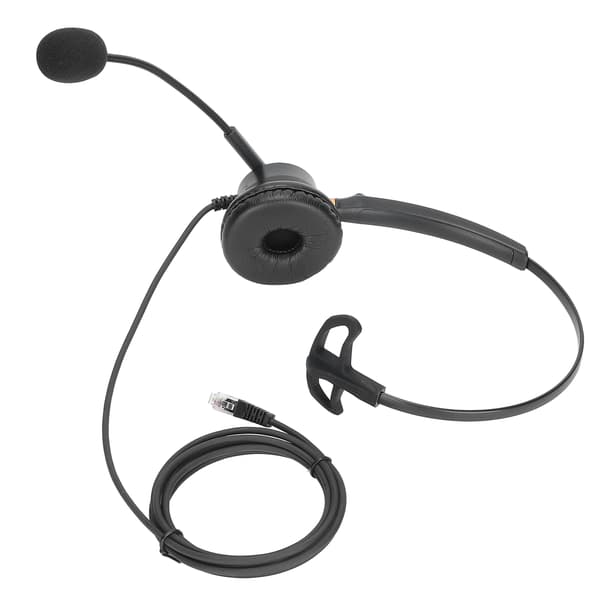 Bærbart Call Center-headset med mikrofon for kontorvirksomhet