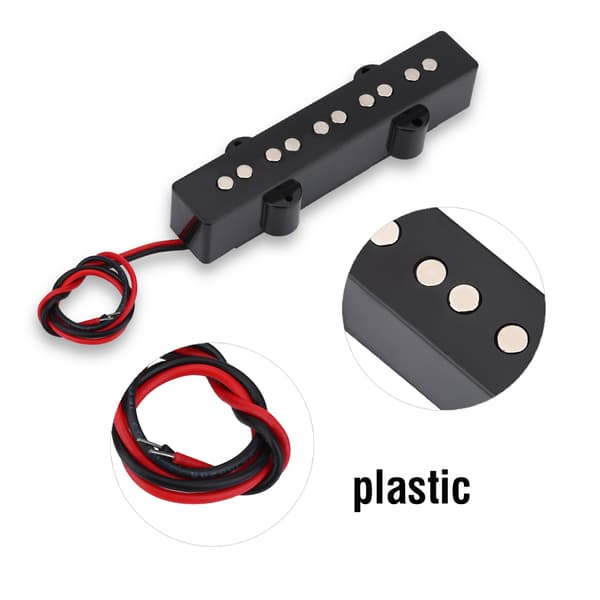 2 st Öppen Stall Pickup 5-strängad Jazz Bass JB Elbasgitarr