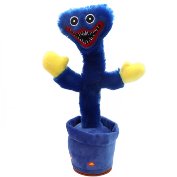 Poppy Playtime Huggy Wuggy Twist Cactus elektrisk dukke Blue