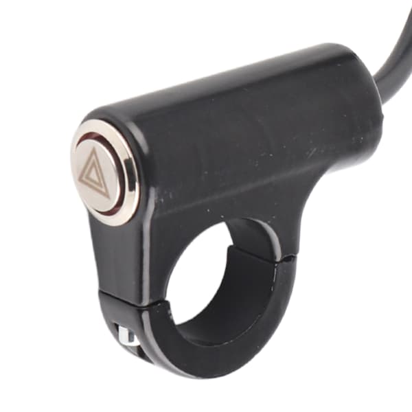 22mm Motorsykkel Styrefeste Bryter Trykknapp Frontlys Brems Tåkelys PÅ AV Modell A Blå Lys Versjon