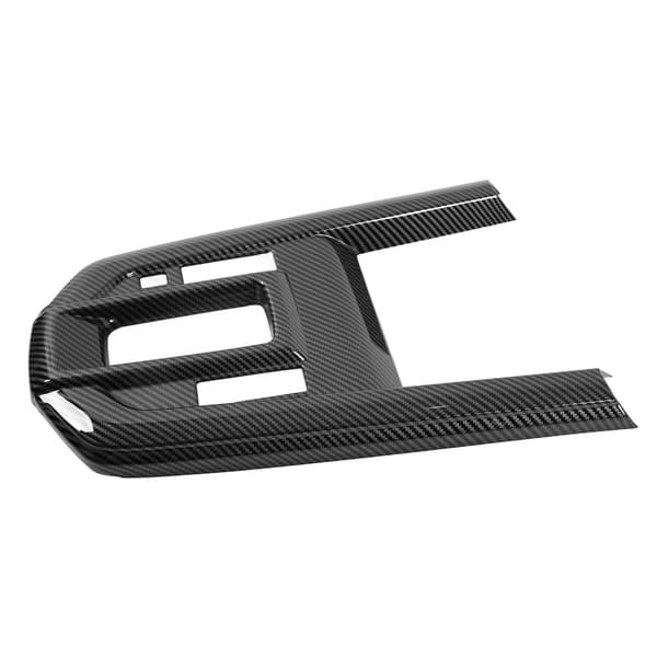 Kulfiber Gear Shift Panel Cover Trim Erstatning til Isuzu DMAX 2021