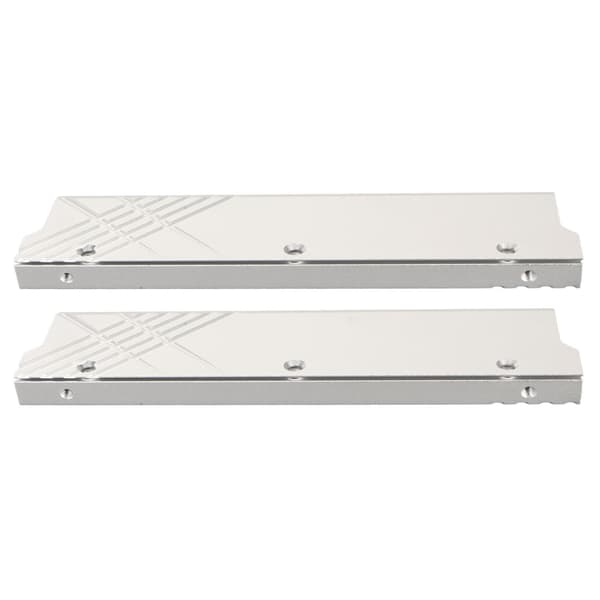 Aluminiumslegering DDR5 RAM Hukommelse Vandkøling Køleplade Sølv