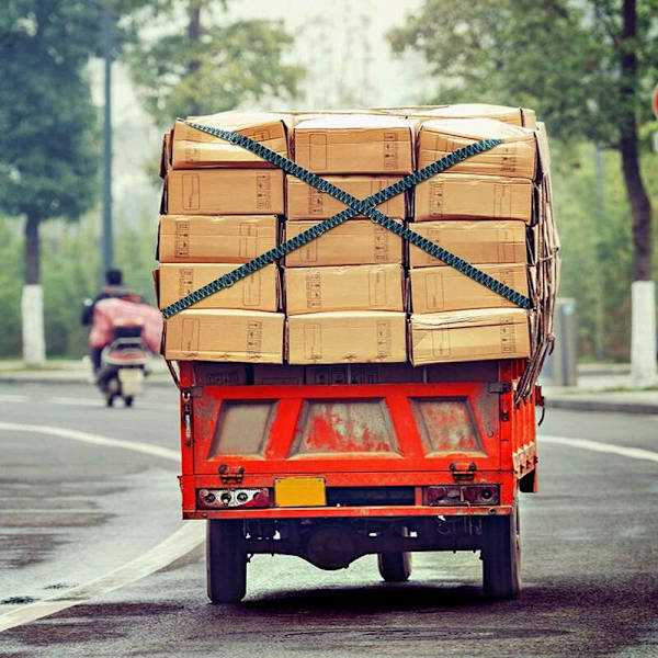 4 (blå 2 meter) motorsykkel elastiske stropper batteri bilkjøring tau knyttet høyt elastisk tau