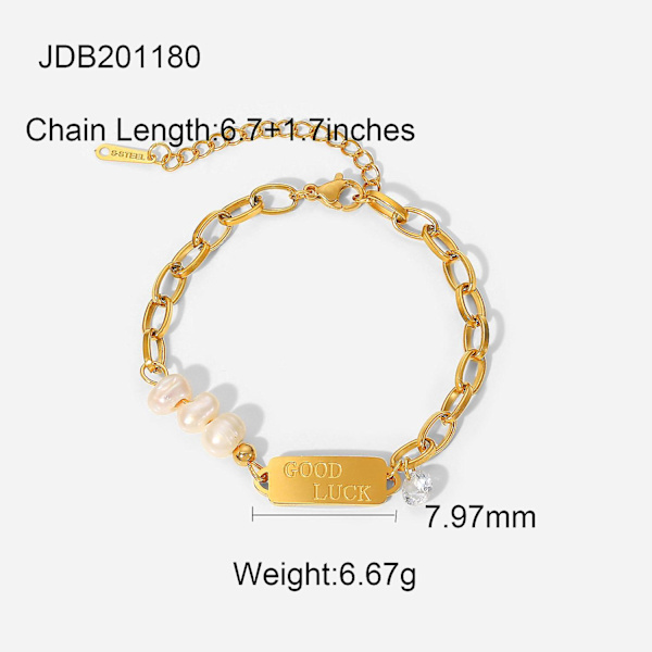 Armbånd Pearl Daily Outfit Metallic Element B1440