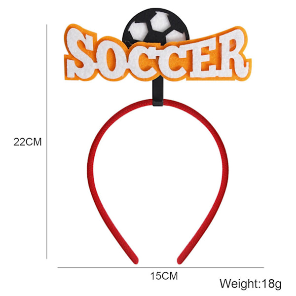 Sports Hair Hoop World Cup Pannband Cosplay Kostym Hårband M