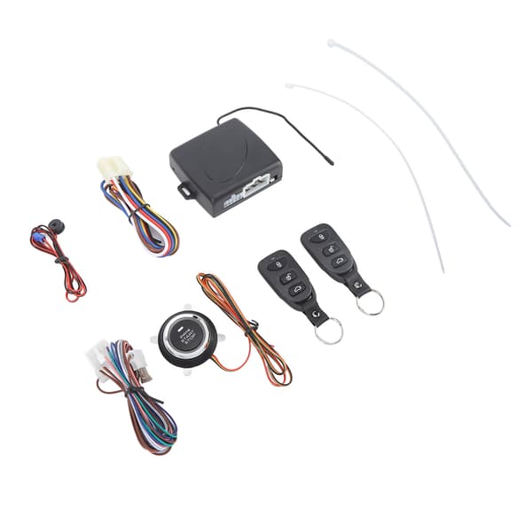 DC12V Nyckellöst Billarmsystem Fjärrstart Motor Startknapp Bluetooth