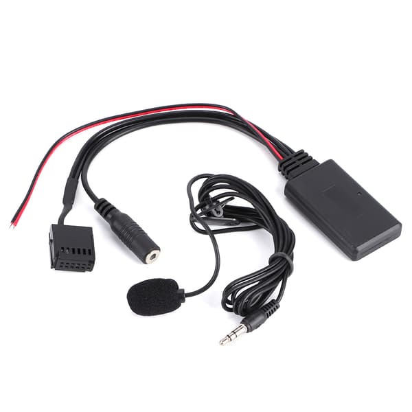 Bluetooth AUX-kabeladapter med mikrofon for håndfri ringing for Ford Focus 6000CD