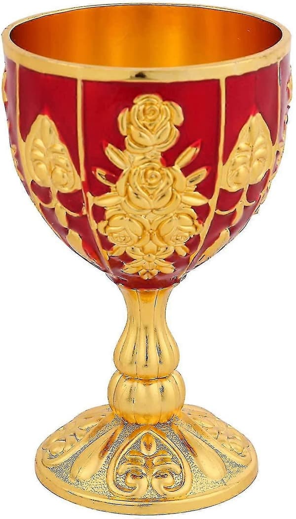 2 stk Vintage Vinglass Beger, Preget Rødvinsglass